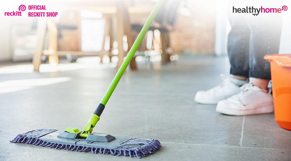 How to Clean Cement Floor with Lizol Surface Cleaner