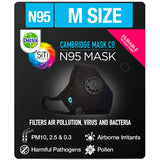 Dettol N95 Mask Black, Medium