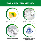 Dettol Healthy Kitchen Dish and Slab Gel, Lemon Fresh, 750ml