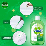 Dettol Liquid Disinfectant Cleaner for Home, Lime Fresh, 500ML