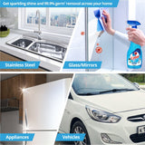colin glass cleaner spray - 99.9% germ remover - surface cleaner