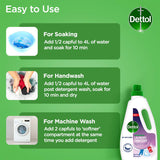 Dettol laundry sanitizer spring blossom - Easy to Use